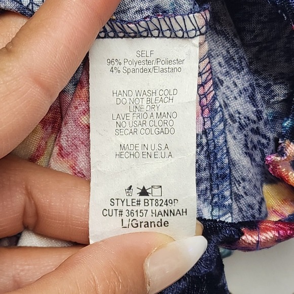 PaperMoon Basima Tank Top Y2K Floral Velvet Knit Back Detail Size S/M - Picture 4 of 7